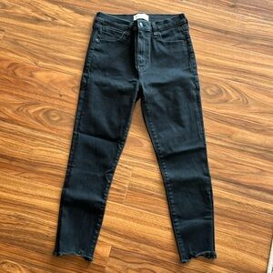 Ambercrombie & Fitch Super Skinny Ankle High Rise 28/6 Black